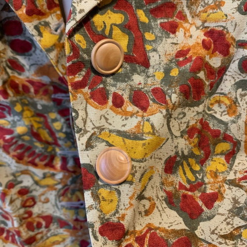 Vintage floral shirt new, size S, multicolored