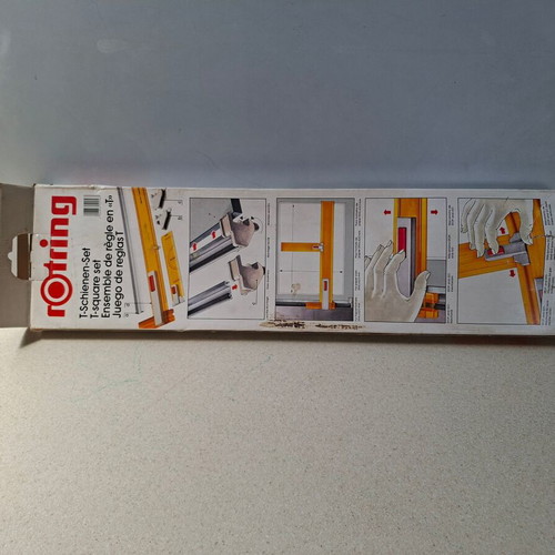 Rotring T-Square Set parallel ruler for drawing board, new