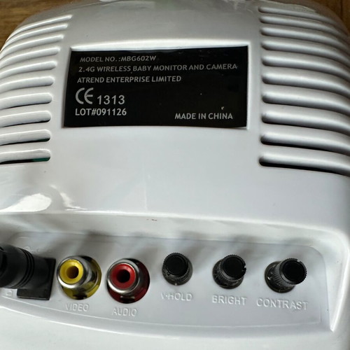 Avec baby monitor used with 4 channels