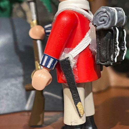 Playmobil British Redcoat Soldier Waterloo Battle 1815 Custom Made New