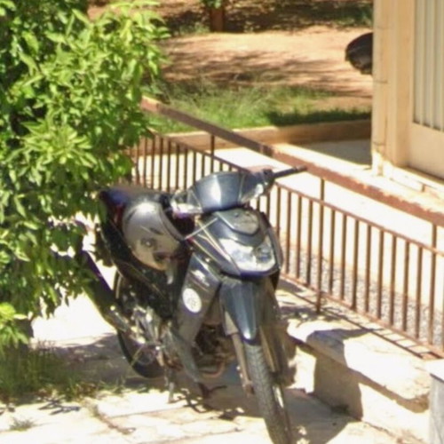 Kawasaki ZX 130 used with damage, black 130 cc moped