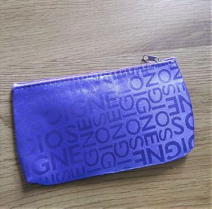 Small pencil case bag purple