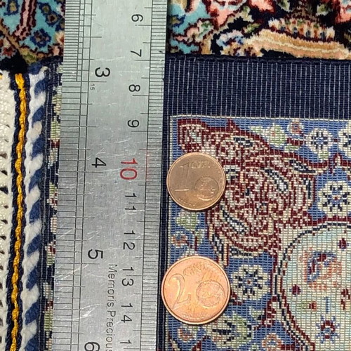 Persian machine-made bamboo silk rug new 117x77 cm