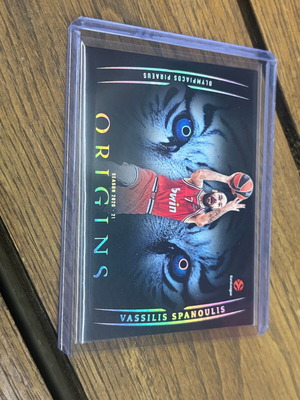 Vassilis Spanoulis 2025-26 Origins EuroLeague White Snake Eyes SSP new