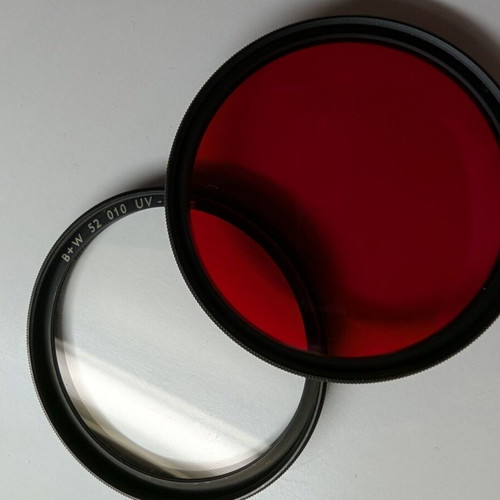 Set of 2 52mm camera lens filters like new