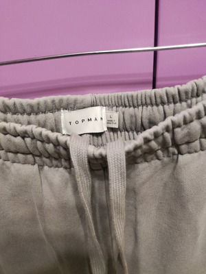 Asos Topman women's grey sweatpants new Large