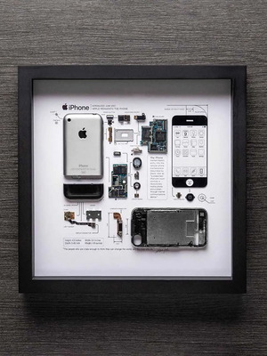 iPhone 1st generation framed new collectible piece