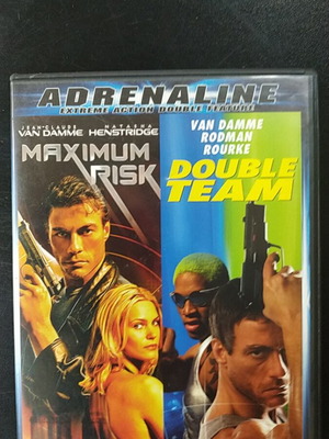 Maximum Risk και Double Team DVD ολοκαίνουργιο, 2 ταινίες, περιπέτεια