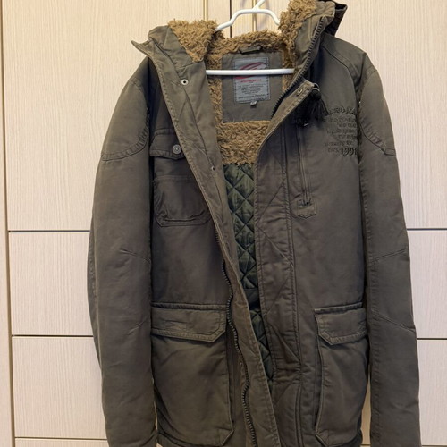 Edward Jeans green jacket XL like new, slim fit