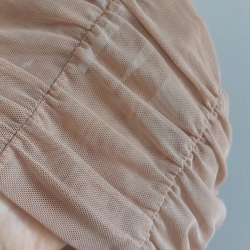 Zara Top bustier mesh nude size M like new