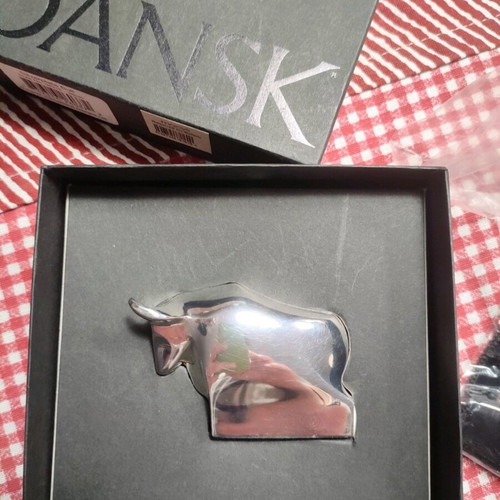 Collectible Bull Miniature new, Vintage Danish Design by Gunnar Cyren