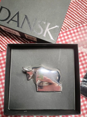 Collectible Bull Miniature new, Vintage Danish Design by Gunnar Cyren