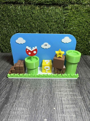 Βάση για το Nintendo Switch 2 Dock με σχέδιο Super Mario 3D printed κατόπιν παραγγελίας
