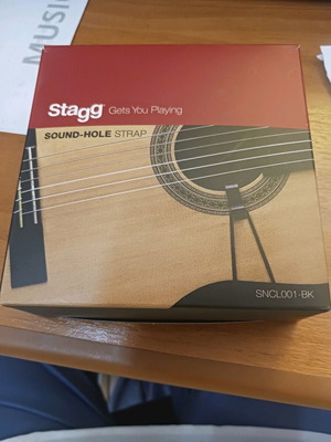 Stagg Sound Hole Strap SNCL001 BK καινούργιο