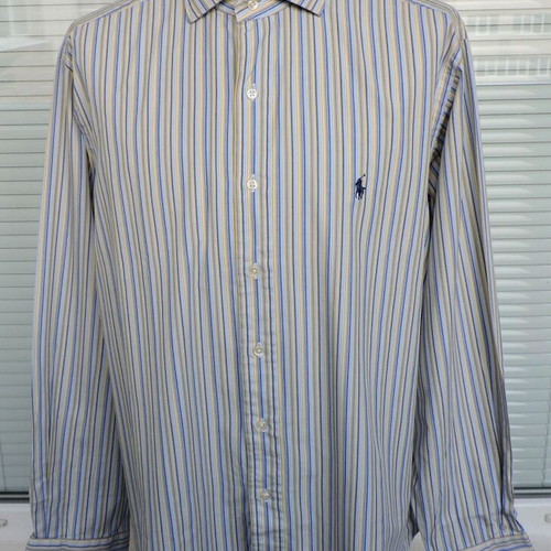 Polo Ralph Lauren Irving men's long sleeve striped shirt XL/XXL like new