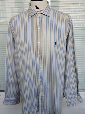 Polo Ralph Lauren Irving men's long sleeve striped shirt XL/XXL like new