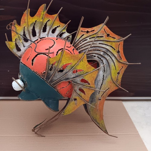Decorative Hanging Fish for Candle used, handmade