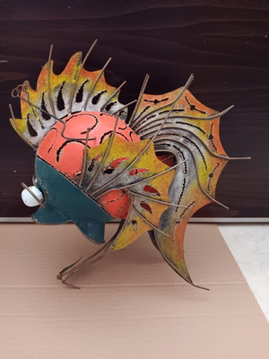 Decorative Hanging Fish for Candle used, handmade