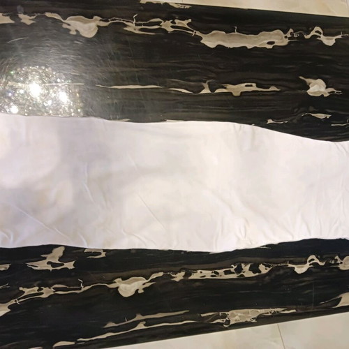 Polly dress white double fabric mako used