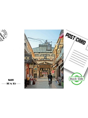 Karditsa Postcard New, City Market Thessaly Greece