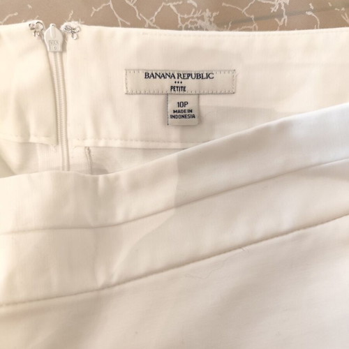 Banana Republic skirt like new, white, size L 40 12