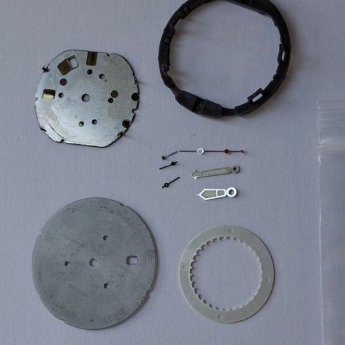 Citizen Eco Drive watch parts used, men's, gray titanium