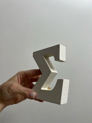 Wooden letter medium size new