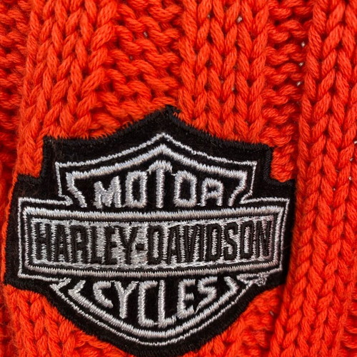 Harley Davidson sweater like new, orange, size M