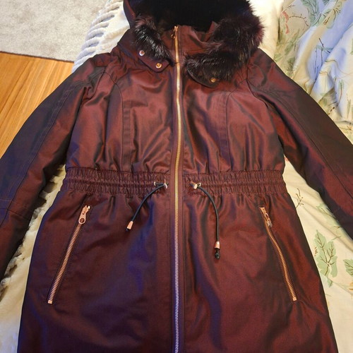 Ted Baker anorak burgundy like new, size M 38 10 UK