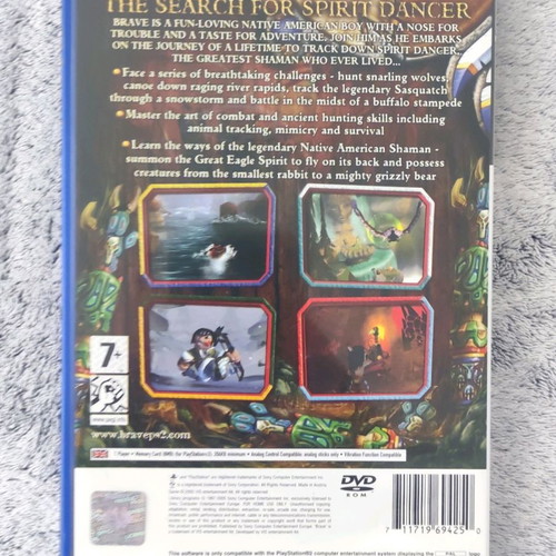 Brave The Search for Spirit Dancer PlayStation 2 game used