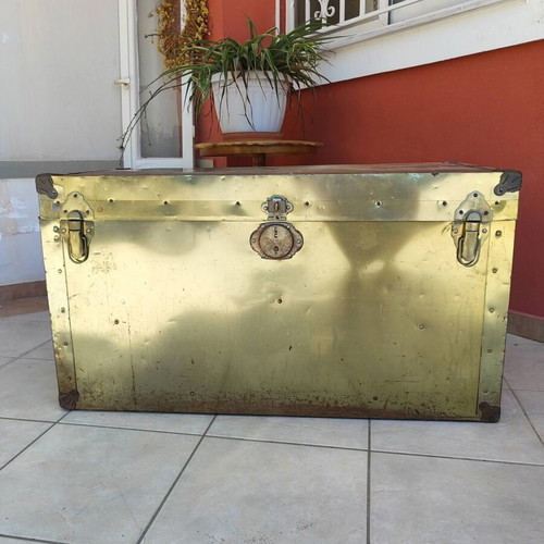 Vintage gold trunk