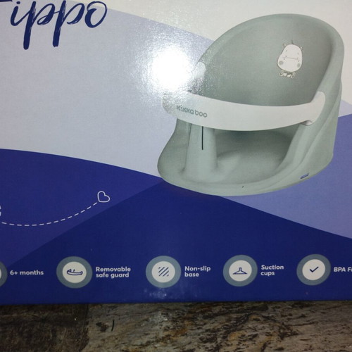Kikka Boo Bath Seat Hippo like new, beige