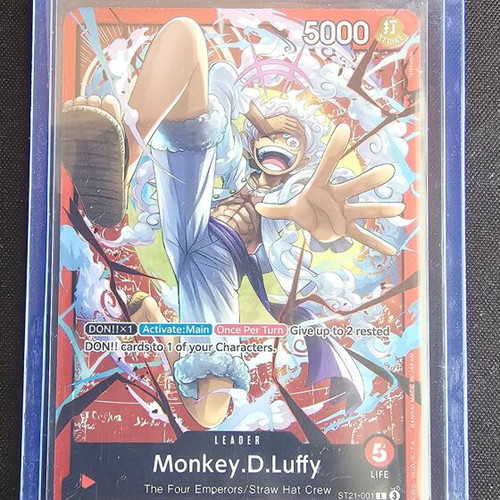 gear 5 one piece card game Carte promo One Piece - Monkey D. Luffy Gear 5