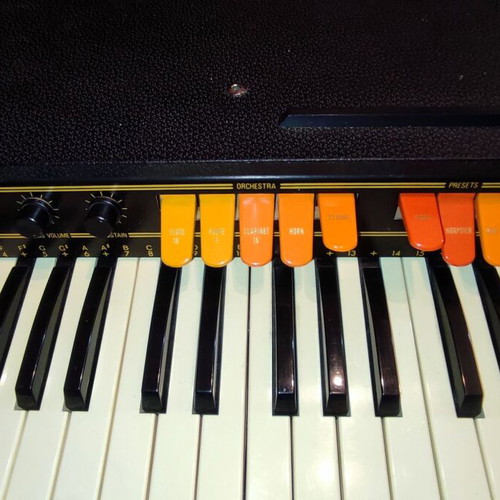 Eko Finger 200 vintage analog organ used from the 1970s