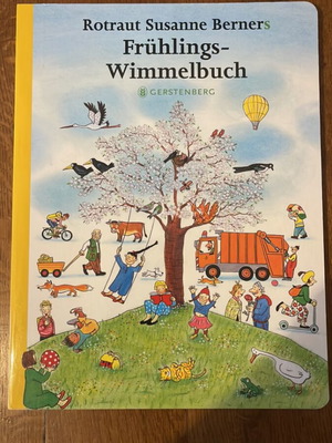 Frühlings-Wimmelbuch illustrated children's book like new