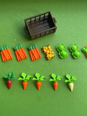 Playmobil μαναβική λαχανικά σαν καινούργια, όλα τα parts