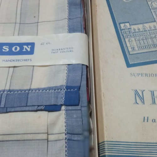 Nelson vintage handkerchiefs used