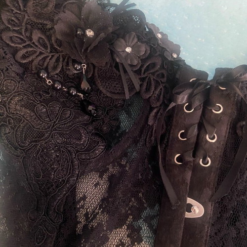 Gothic lace corset