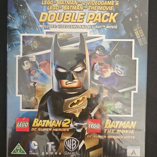 Lego Batman 2 videogame and Lego Batman the Movie Blu-ray new for PlayStation 3