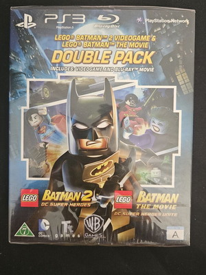 Lego Batman 2 videogame and Lego Batman the Movie Blu-ray new for PlayStation 3