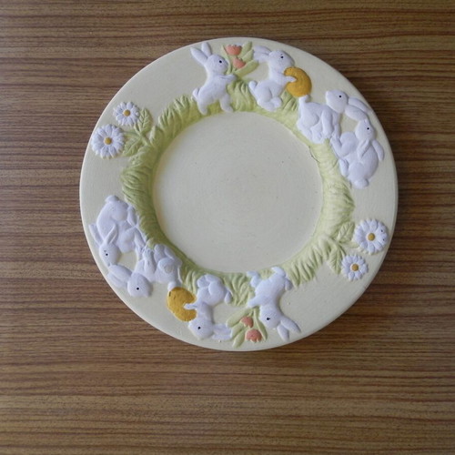 Easter embossed platter like new