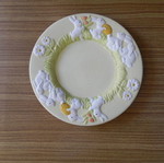 Easter embossed platter like new
