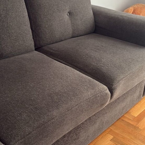 Three-seater sofa, grey