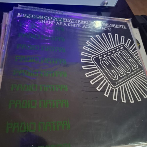 Brandon Cooke featuring Roxanne Shanté Sharp As A Knife (Acid Attack) 1988 vinyl