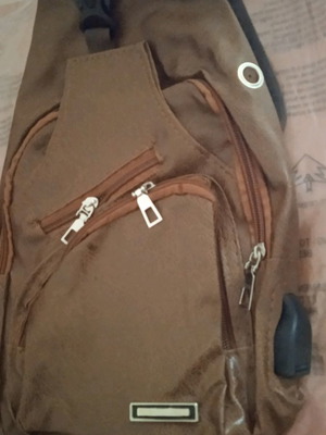 Ανδρικό τσαντάκι στήθους καινούργιο καφέ