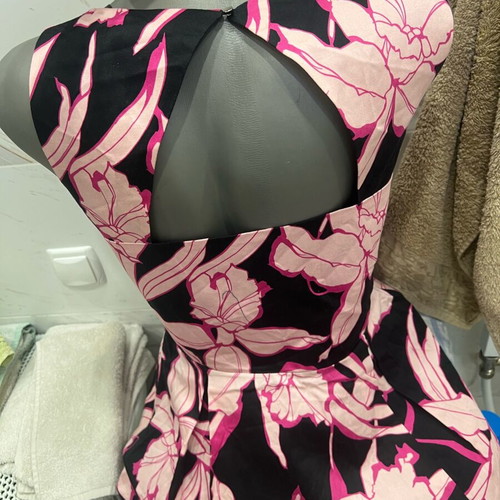 Morgan cocktail dress new, colorful print, size S-M