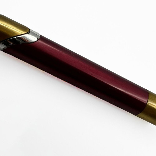 Ronson Varaflame Comet lighter vintage used burgundy