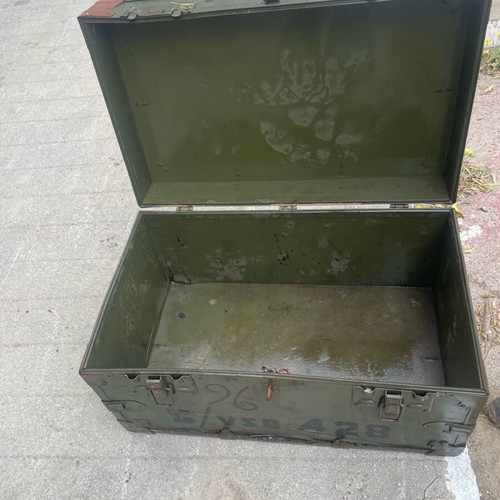 Military trunk used from 1940 American 75x44x41 height