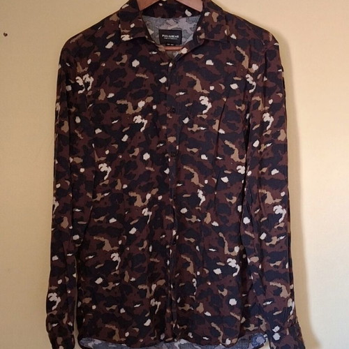 Leopard shirt like new, women's, size M