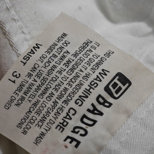 Badge White Men's Pants like new, size M